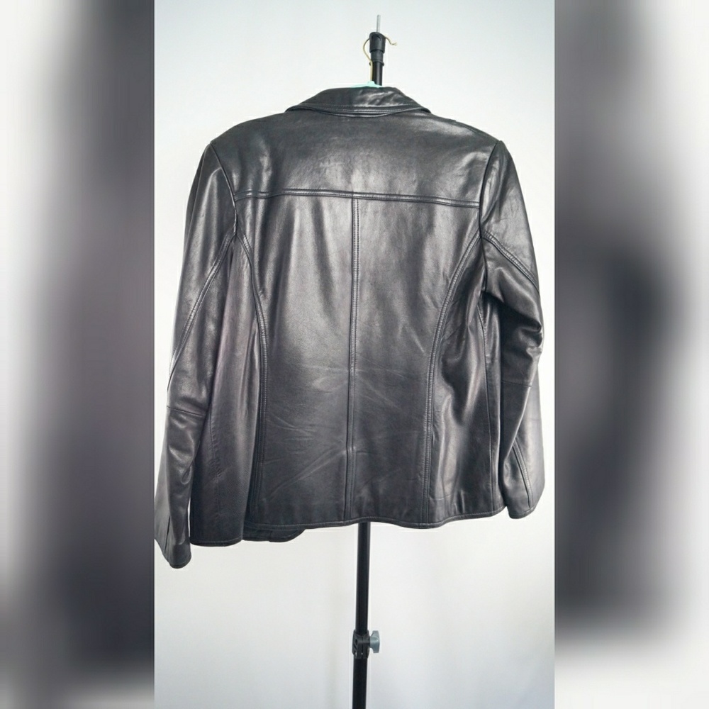 ALFANI Leather Jacket - Picture 3 of 5